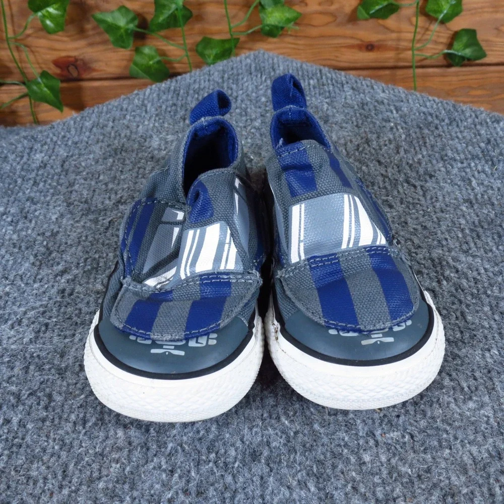 Converse Creatures Ox Toddler Boys Casual Sneakers Size T6‎ Playful Blue Gray